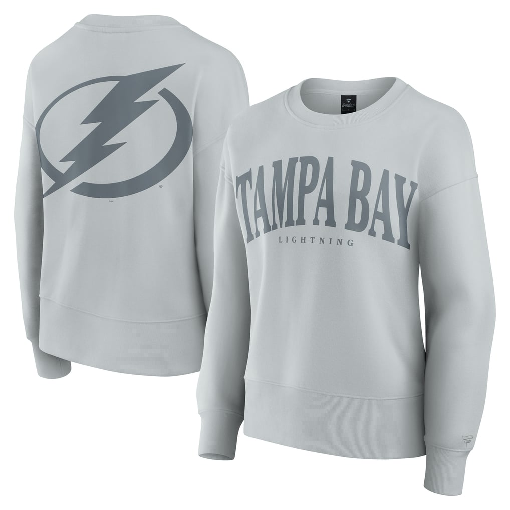  Tampa Bay Lightning Fanatics Women's Elements Flow Pullover Sweatshirt - Gray