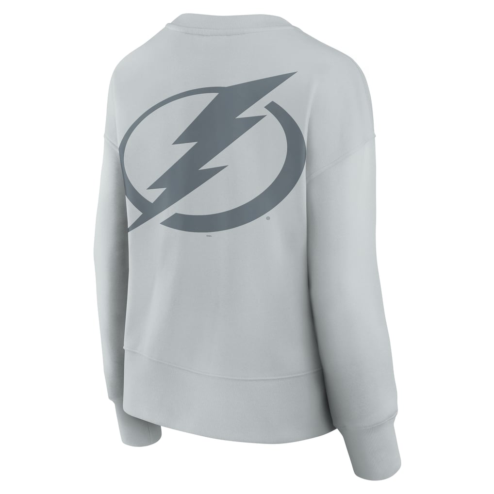  Tampa Bay Lightning Fanatics Women's Elements Flow Pullover Sweatshirt - Gray