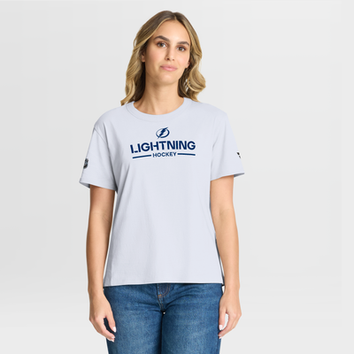 Tampa Bay Lightning Fanatics Women's Authentic Pro Primary T-Shirt - White