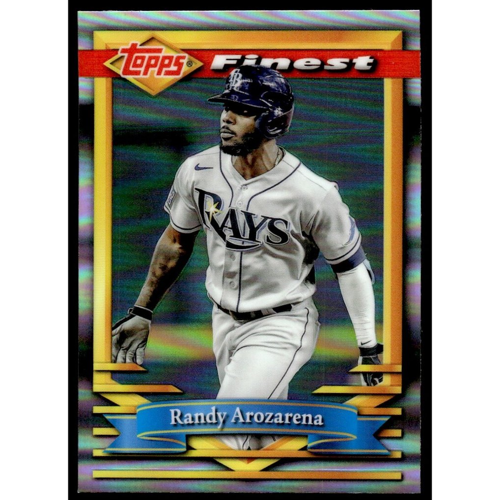 2021 Finest Flashbacks Refractors #89 Randy Arozarena