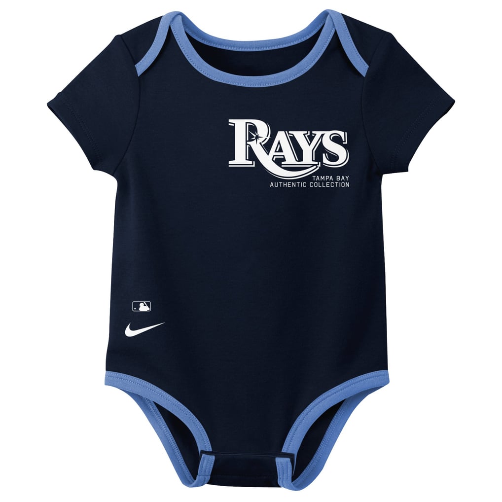 Tampa Bay Rays Nike Infant Authentic Collection Three-Pack Bodysuit Set