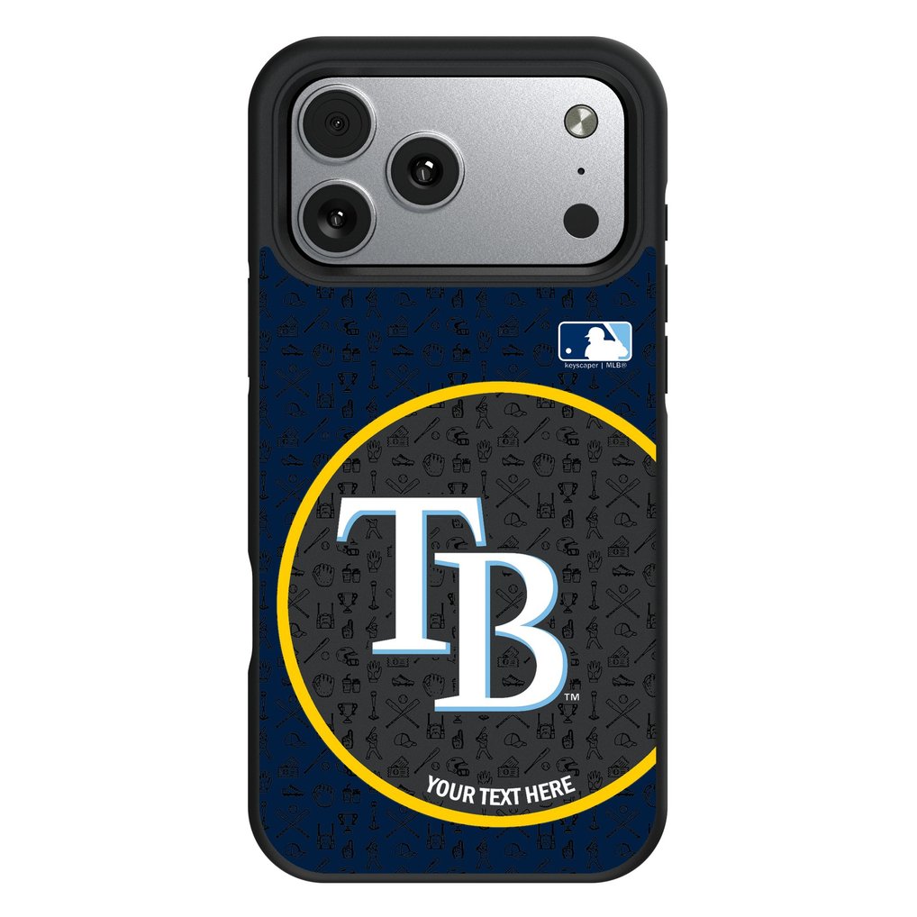 Tampa Bay Rays Keyscaper Personalized Bump Case with 8.2ft Drop Protection