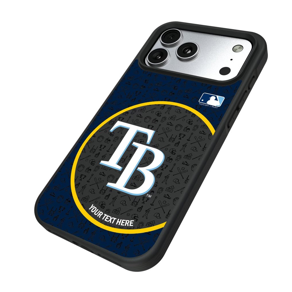 Tampa Bay Rays Keyscaper Personalized Bump Case with 8.2ft Drop Protection