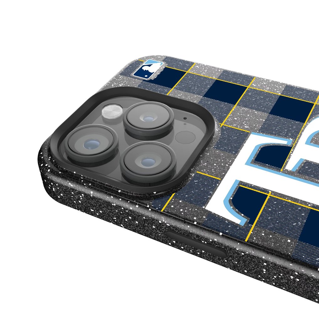 Tampa Bay Rays Keyscaper Plaid Bling iPhone Case