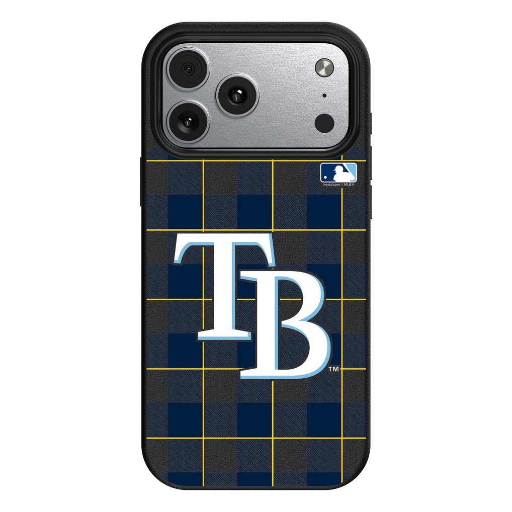 Tampa Bay Rays Keyscaper Plaid Magnetic Bump iPhone Case