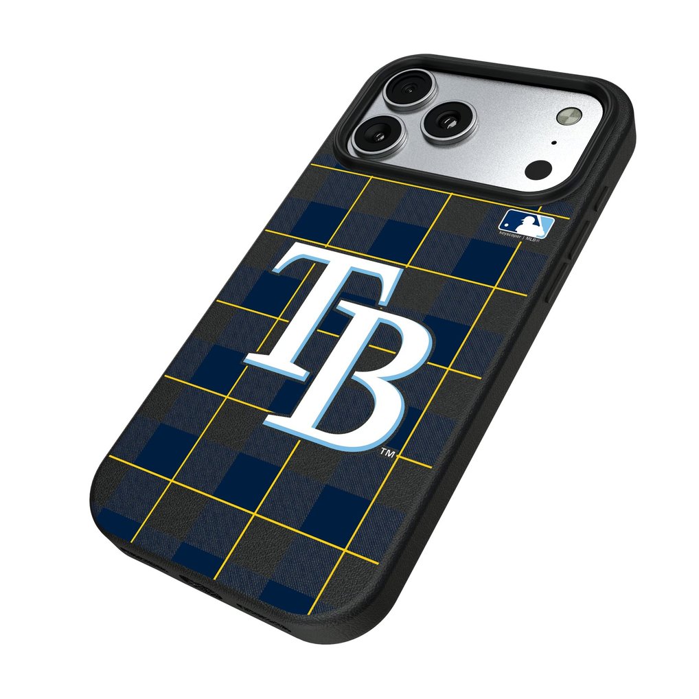 Tampa Bay Rays Keyscaper Plaid Magnetic Bump iPhone Case