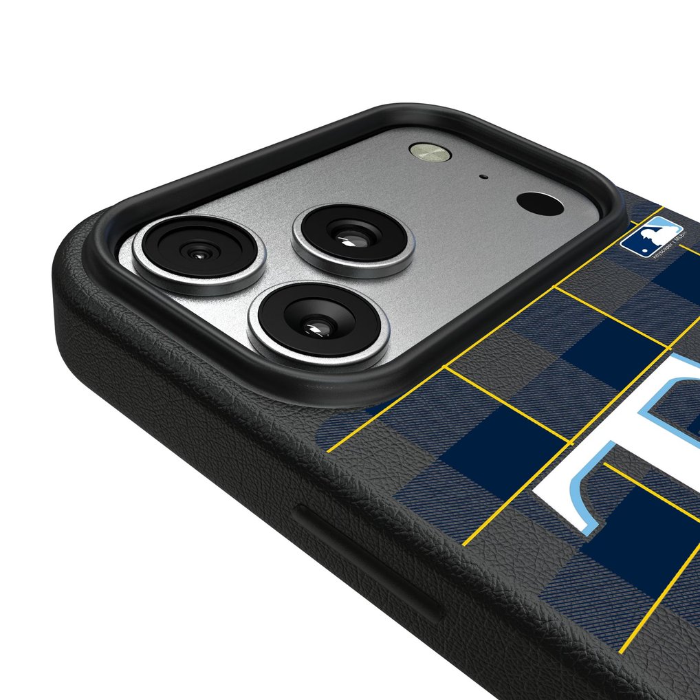 Tampa Bay Rays Keyscaper Plaid Magnetic Bump iPhone Case