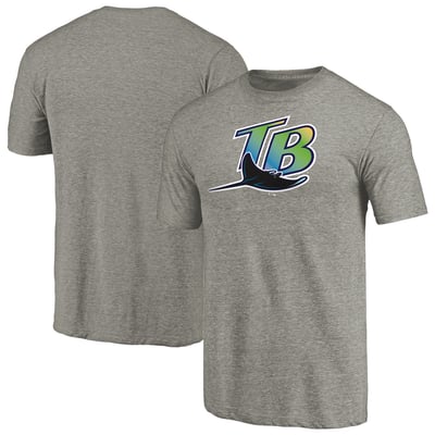 Tampa Bay Rays Cooperstown Collection Forbes Tri-Blend T-Shirt - Ash