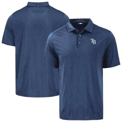 Tampa Bay Rays Cutter & Buck Coastline Epic Comfort Eco Recycled Polo - Navy
