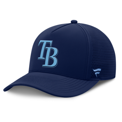 Tampa Bay Rays Fanatics Men's Perforated Adjustable Hat - Navy
