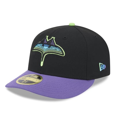 Tampa Bay Rays New Era 2024 City Connect Low Profile 59FIFTY Fitted Hat - Black