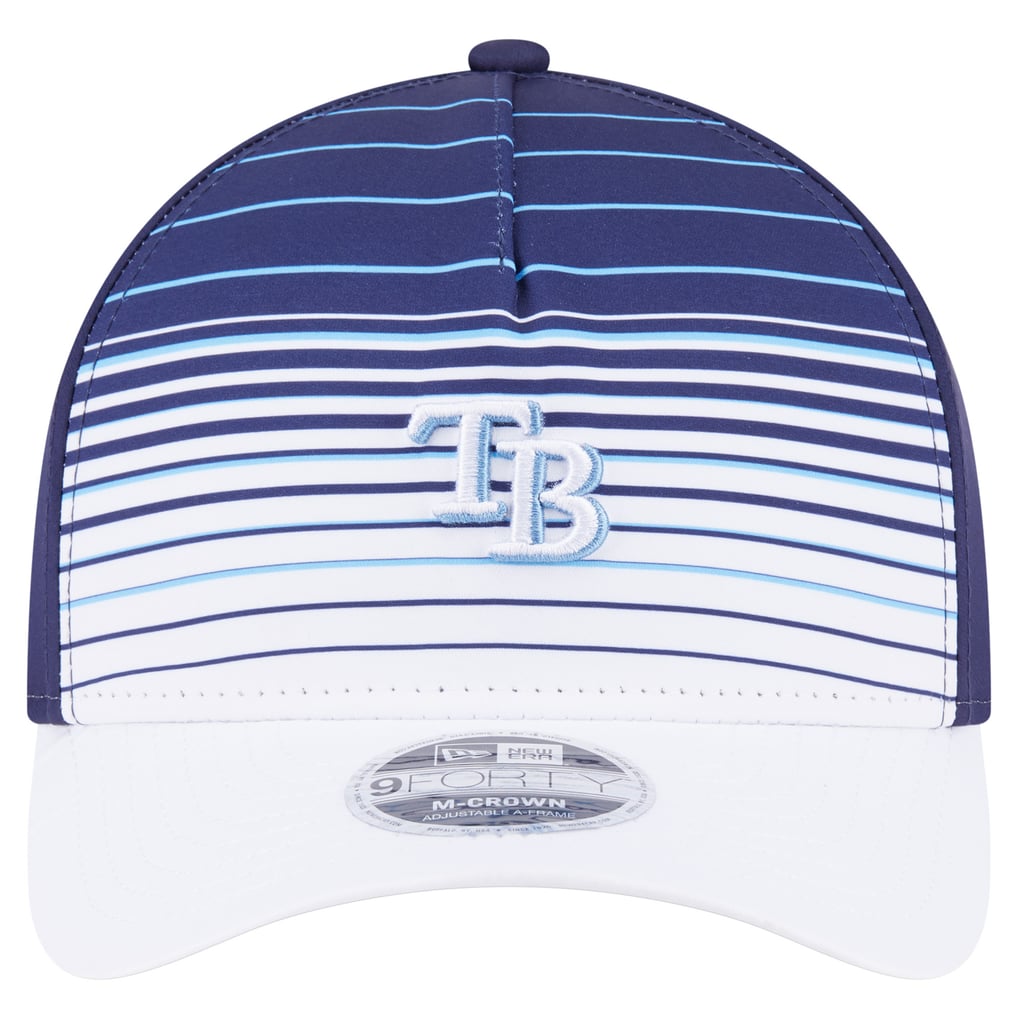  Tampa Bay Rays New Era Gradient 9FORTY M-Crown Adjustable Hat - Navy
