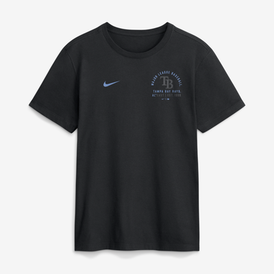 Tampa Bay Rays Nike Split Logo T-Shirt - Black