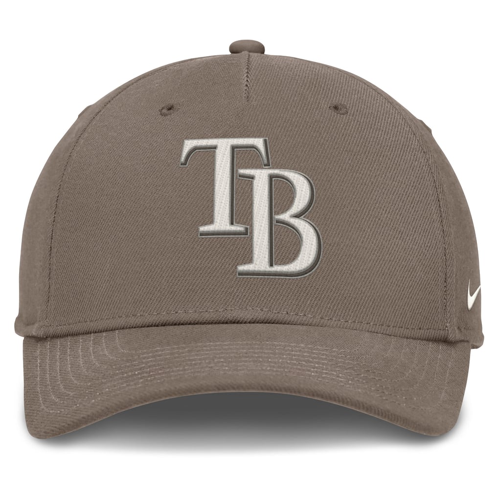 Tampa Bay Rays Nike Rise Performance Adjustable Hat - Brown