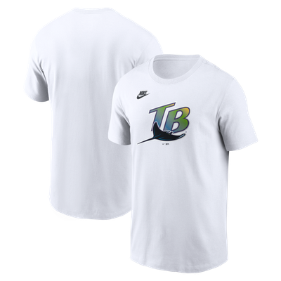 Tampa Bay Rays Nike Cooperstown Collection Logo T-Shirt - White