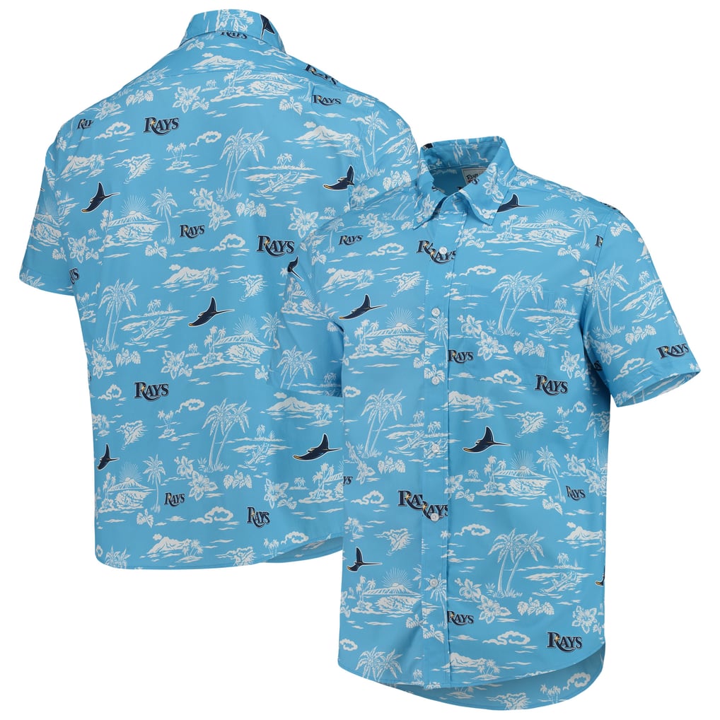 Tampa Bay Rays Reyn Spooner Kekai Performance Button-Down Shirt - Light Blue