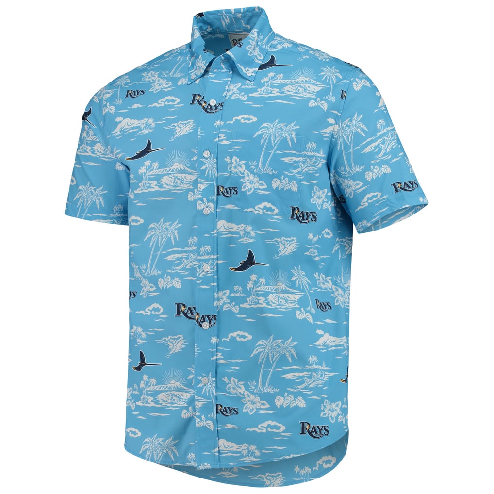 Tampa Bay Rays Reyn Spooner Kekai Performance Button-Down Shirt - Light Blue