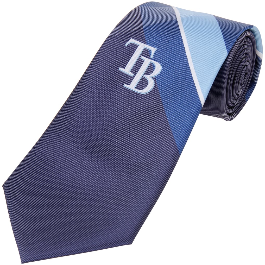 Tampa Bay Rays Woven Poly Grid Tie