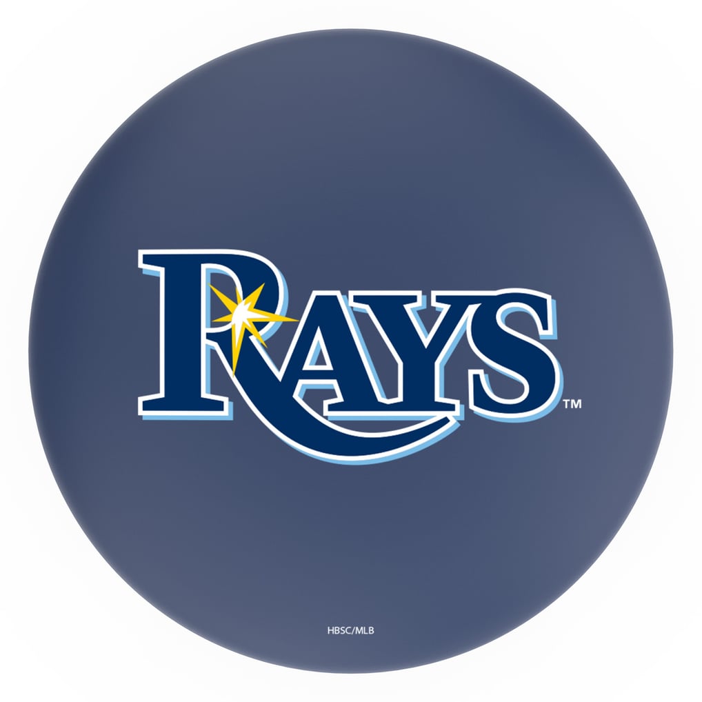 Tampa Bay Rays 25" Double Ring Chrome Swivel Counter Stool