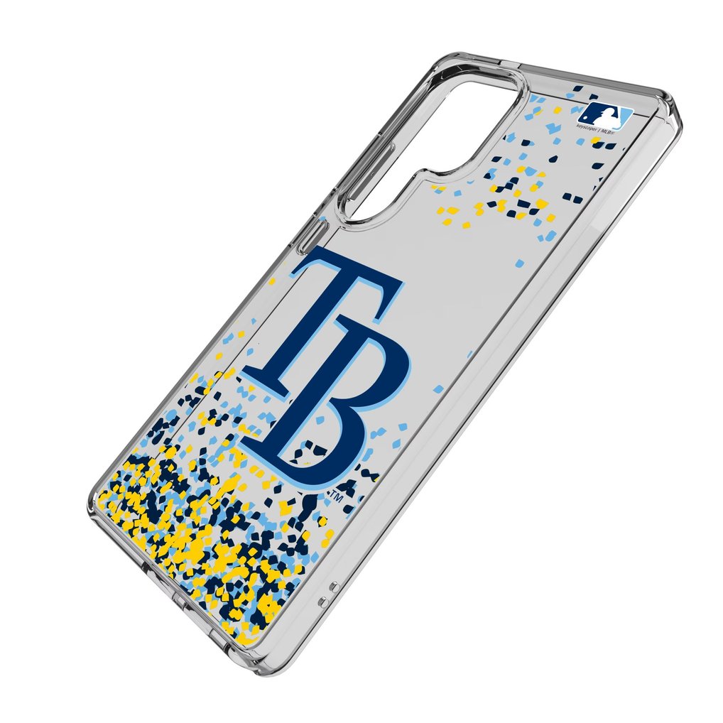 Tampa Bay Rays Galaxy S8 Confetti Design Clear Case