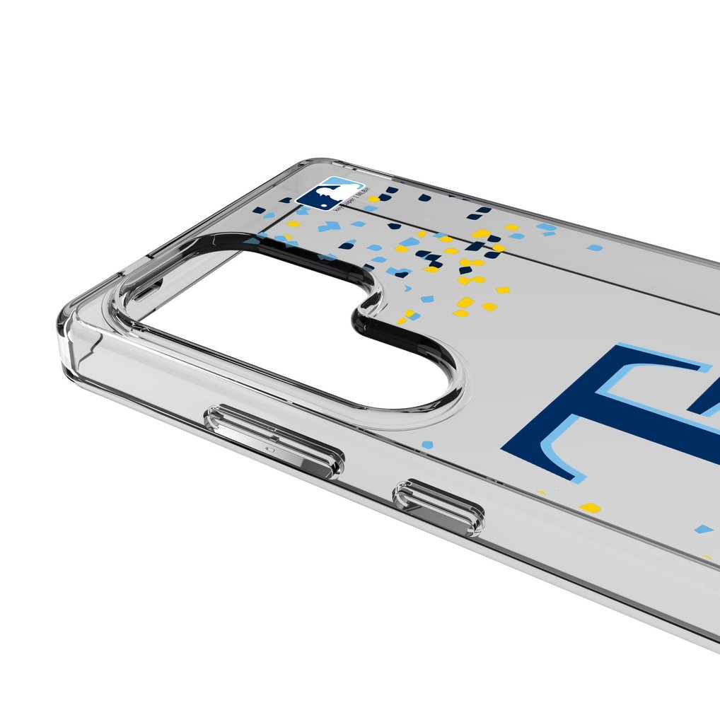 Tampa Bay Rays Galaxy S8 Confetti Design Clear Case
