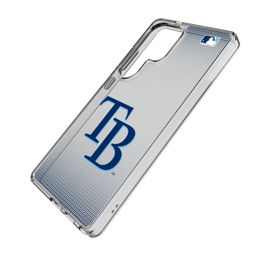 Tampa Bay Rays Linen Logo Galaxy Clear Case