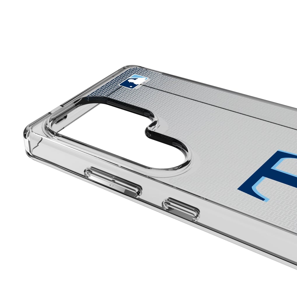 Tampa Bay Rays Linen Logo Galaxy Clear Case