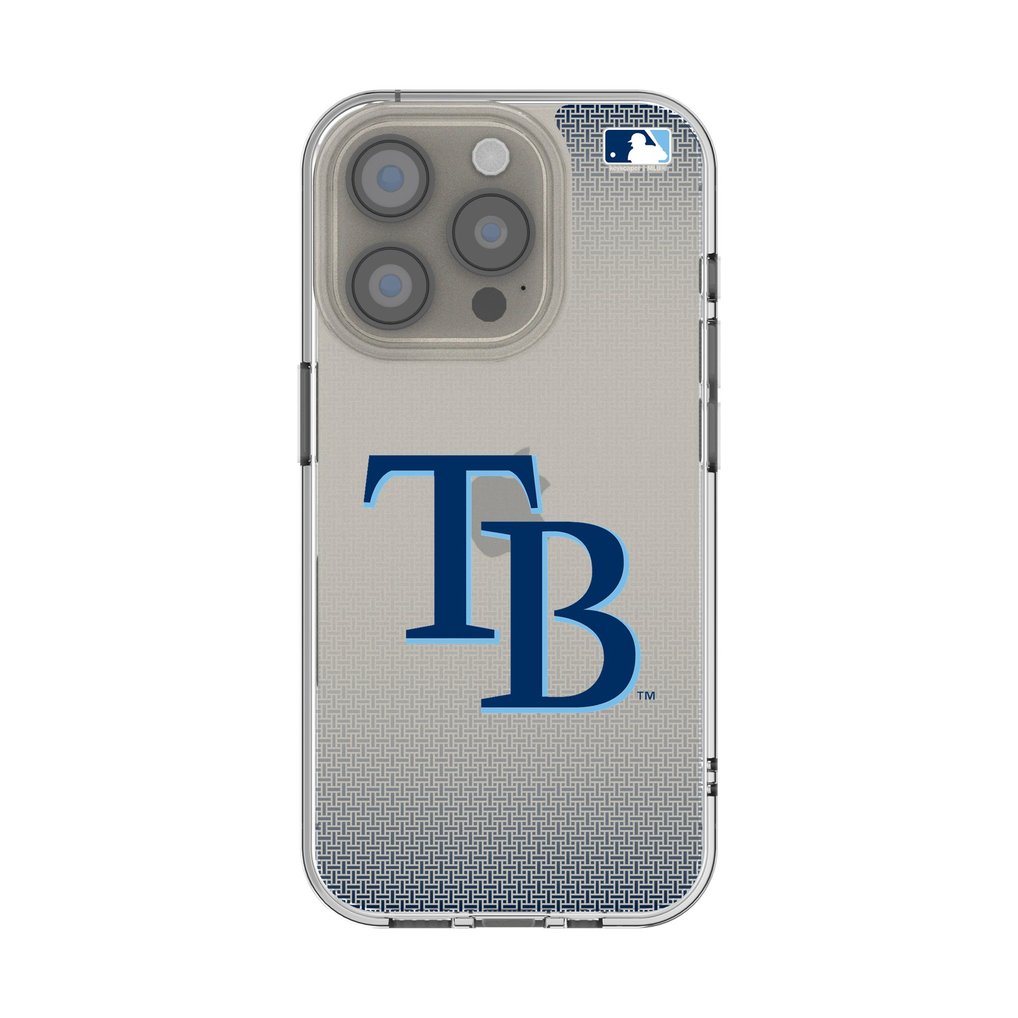 Tampa Bay Rays Linen Logo iPhone Clear Case