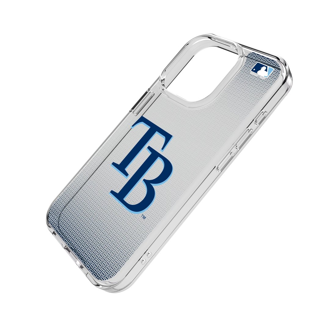 Tampa Bay Rays Linen Logo iPhone Clear Case