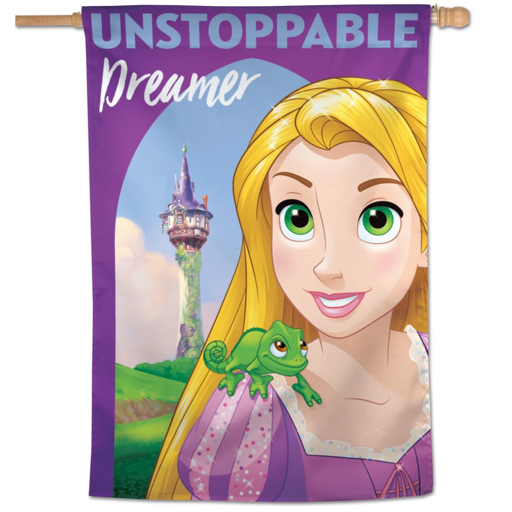Tangled WinCraft Unstoppable Dreamer 28'' x 40'' Single-Sided Vertical Banner
