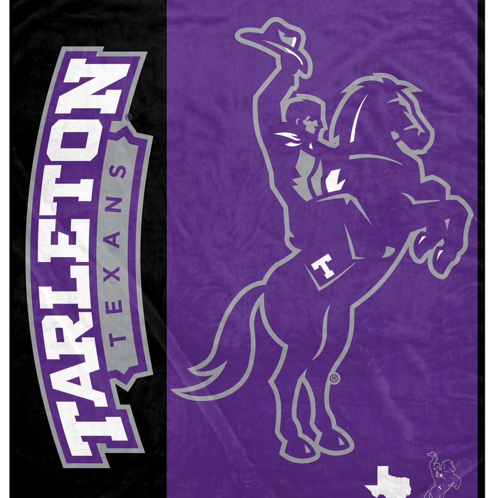 Tarleton State Texans Pegasus 50" x 60" Endzone Ultra Soft Throw Blanket