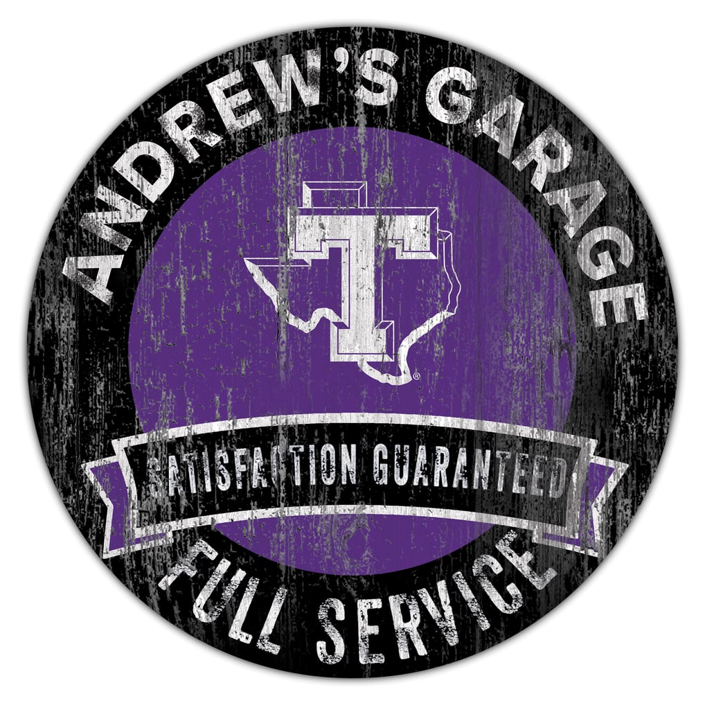 Tarleton State Texans 16" Customizable Garage Circle