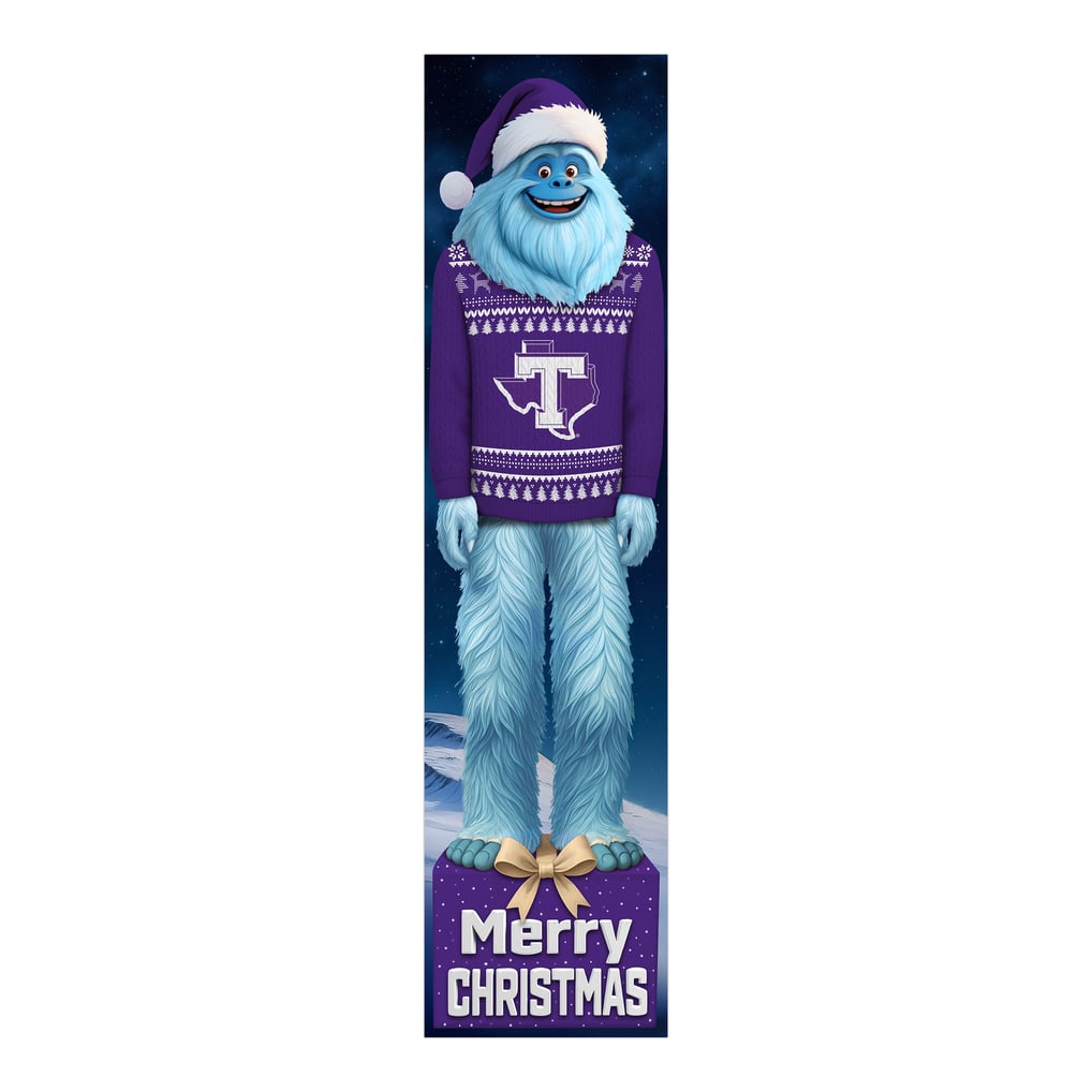 Tarleton State Texans 48" Yeti Christmas Leaner
