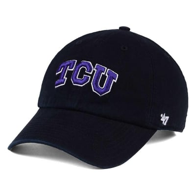 TCU Horned Frogs '47 Clean Up Adjustable Hat - Black