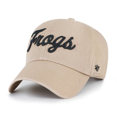  TCU Horned Frogs '47 Vault Clean Up Adjustable Hat - Khaki