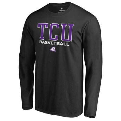 TCU Horned Frogs Team Unity Basketball Long Sleeve T-Shirt - Black