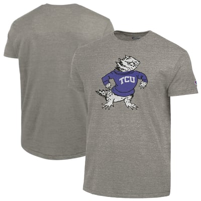  TCU Horned Frogs Champion Vintage Triumph Tri-Blend T-Shirt - Charcoal