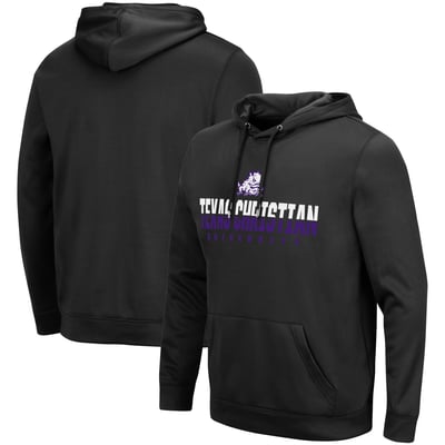 TCU Horned Frogs Colosseum Lantern Pullover Hoodie - Black