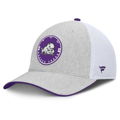  TCU Horned Frogs Fanatics Trigger Flex Hat - Heather Gray