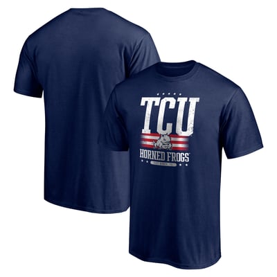 TCU Horned Frogs Americana T-Shirt - Navy