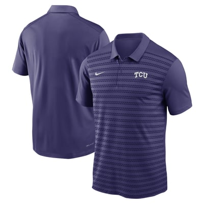 TCU Horned Frogs Nike 2024 Sideline Victory Coaches Performance Polo - Purple