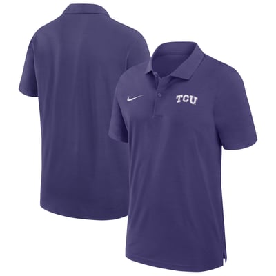 TCU Horned Frogs Nike Performance Polo - Purple