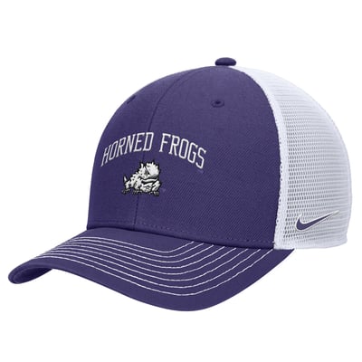 TCU Horned Frogs Nike Rise Adjustable Trucker Hat - Purple