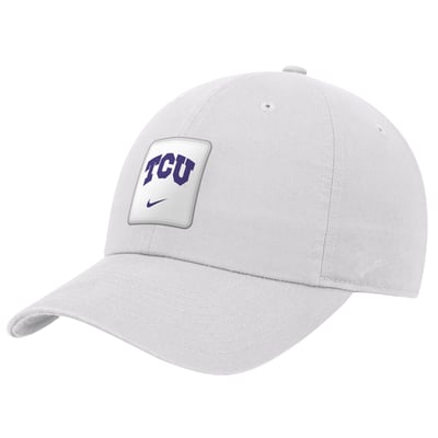 TCU Horned Frogs Nike 2026 On-Field Club Adjustable Hat - White