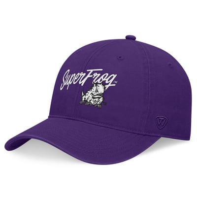 TCU Horned Frogs Top of the World Heritage CeeCee Adjustable Hat - Purple