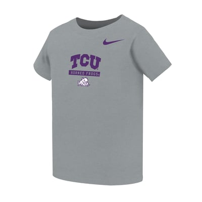 TCU Horned Frogs Nike Toddler Name Bar Legend Dri-FIT T-Shirt - Gray