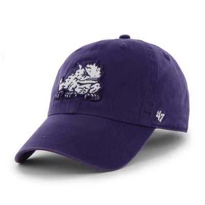  TCU Horned Frogs '47 Unisex Mascot Clean Up Adjustable Hat - Purple