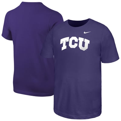 TCU Horned Frogs Nike Youth Logo T-Shirt - Purple