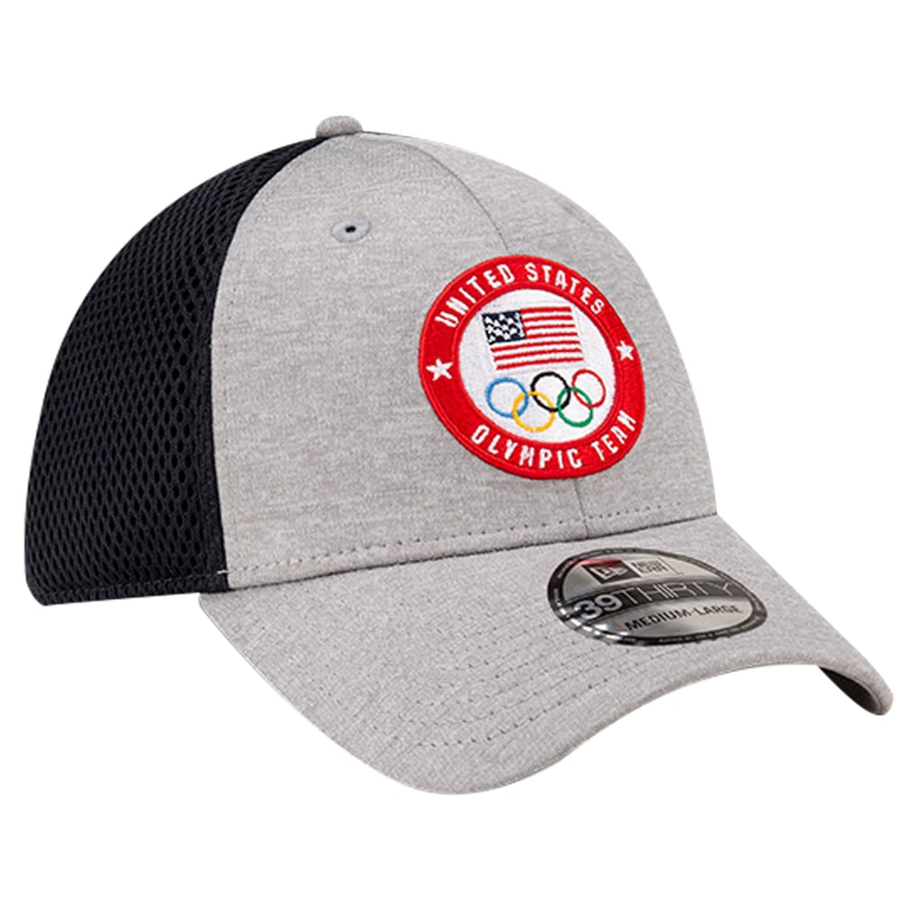 Team USA New Era Tech 39THIRTY Flex Hat - Gray