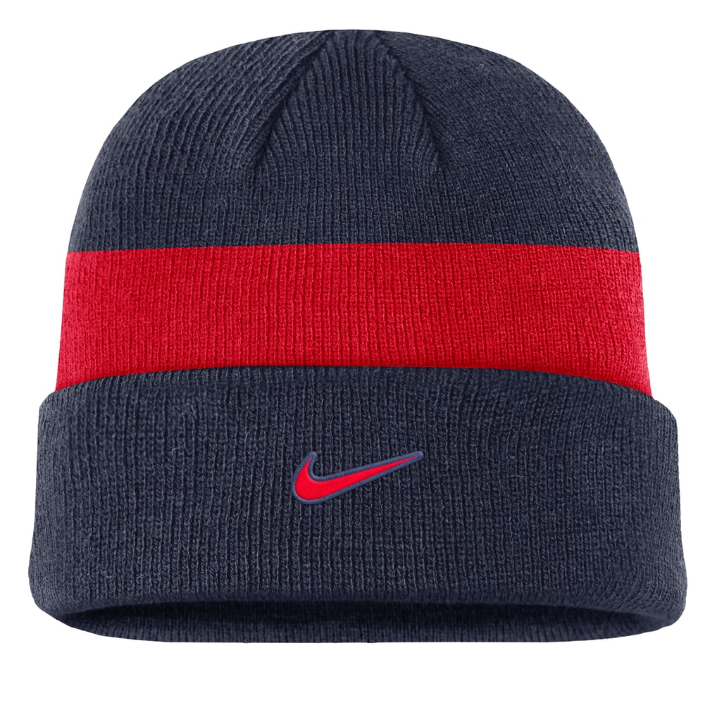 Team USA Nike Stripe Terra Cuffed Knit Hat - Navy